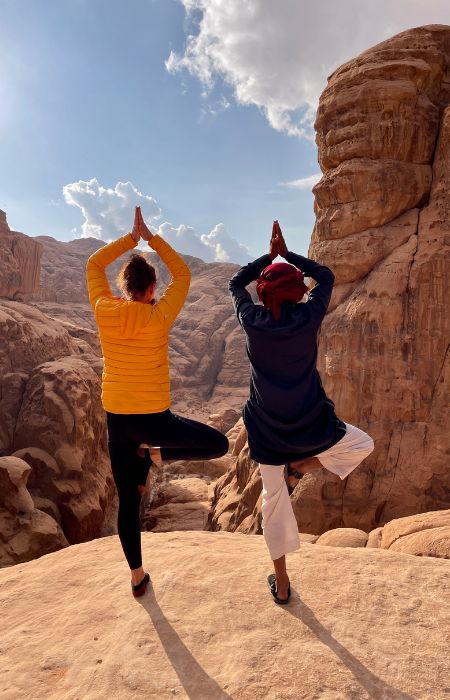 11trek yoga Jordanie