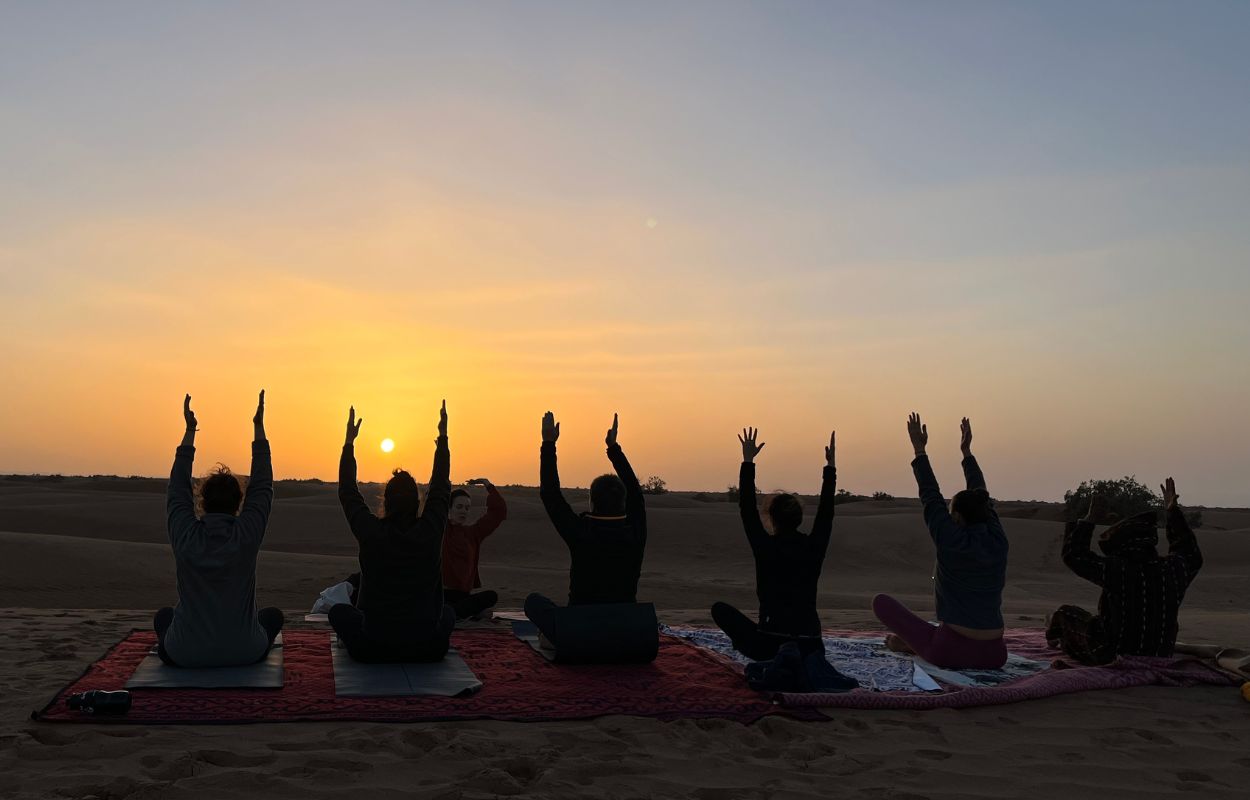 11Trek yoga désert Marocain