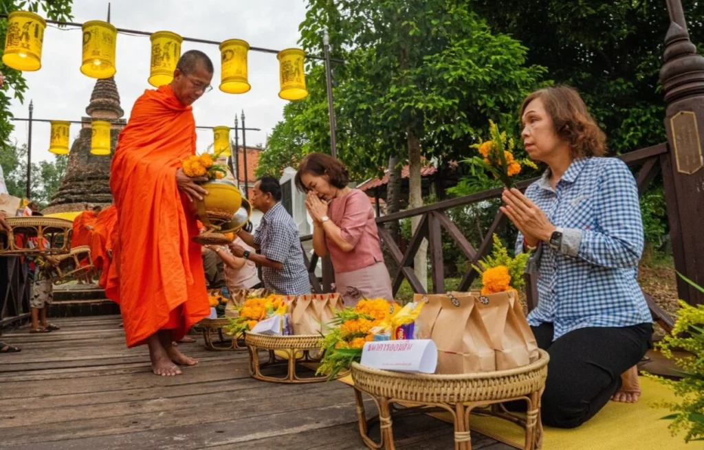 Voyage yoga au Laos ceremony