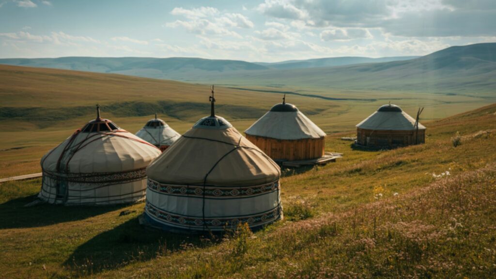 yourtes pendant le road trip en Mongolie - Mood Goyave